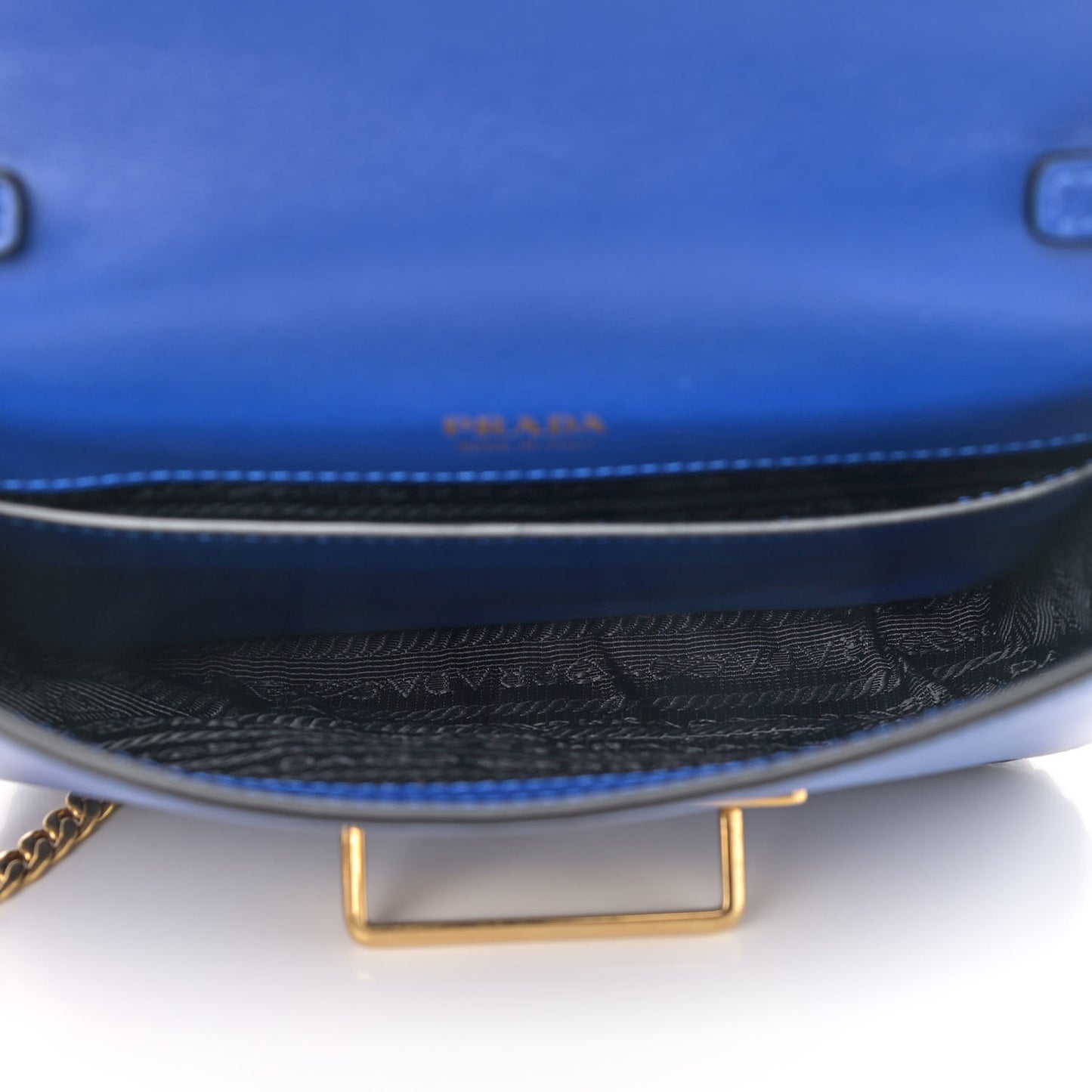 Saffiano City Calf Cahier Belt Bag Black Bluette