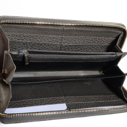 Gucci Guccissima Bamboo Tassel Zip Around Wallet Grey 6 of 8