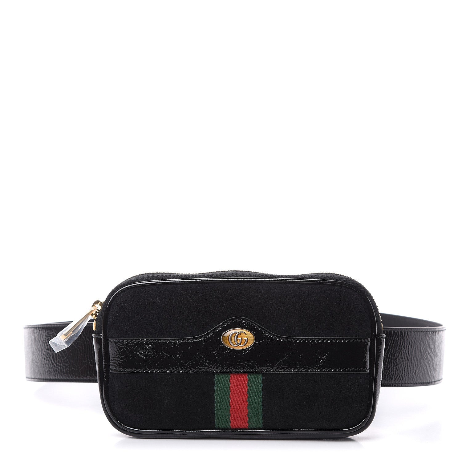 Gucci Suede Patent Ophidia Belted iPhone Case 95 38 Black 1 of 10