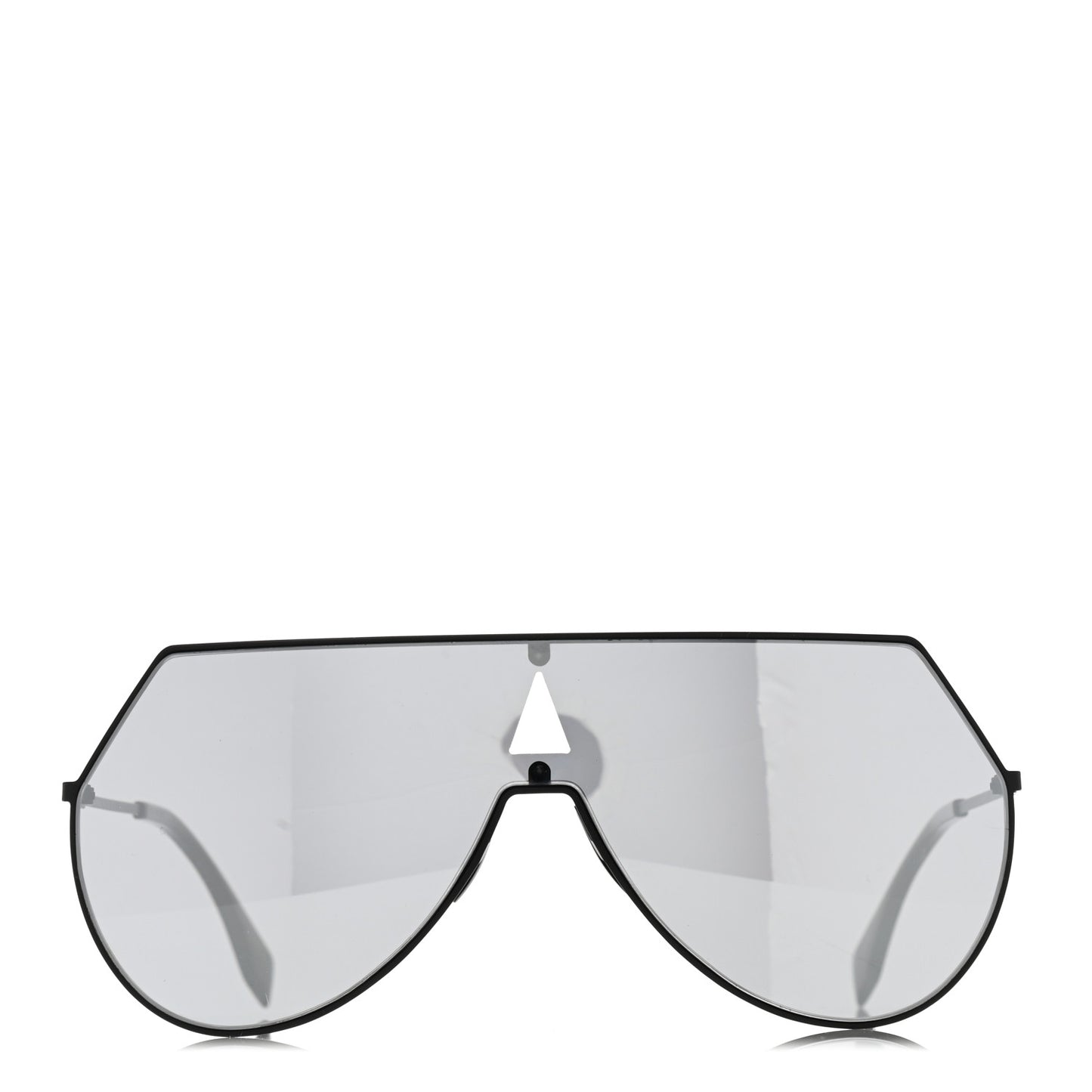 Metal Mirrored Eyeline Sunglasses FF 0193/S Black