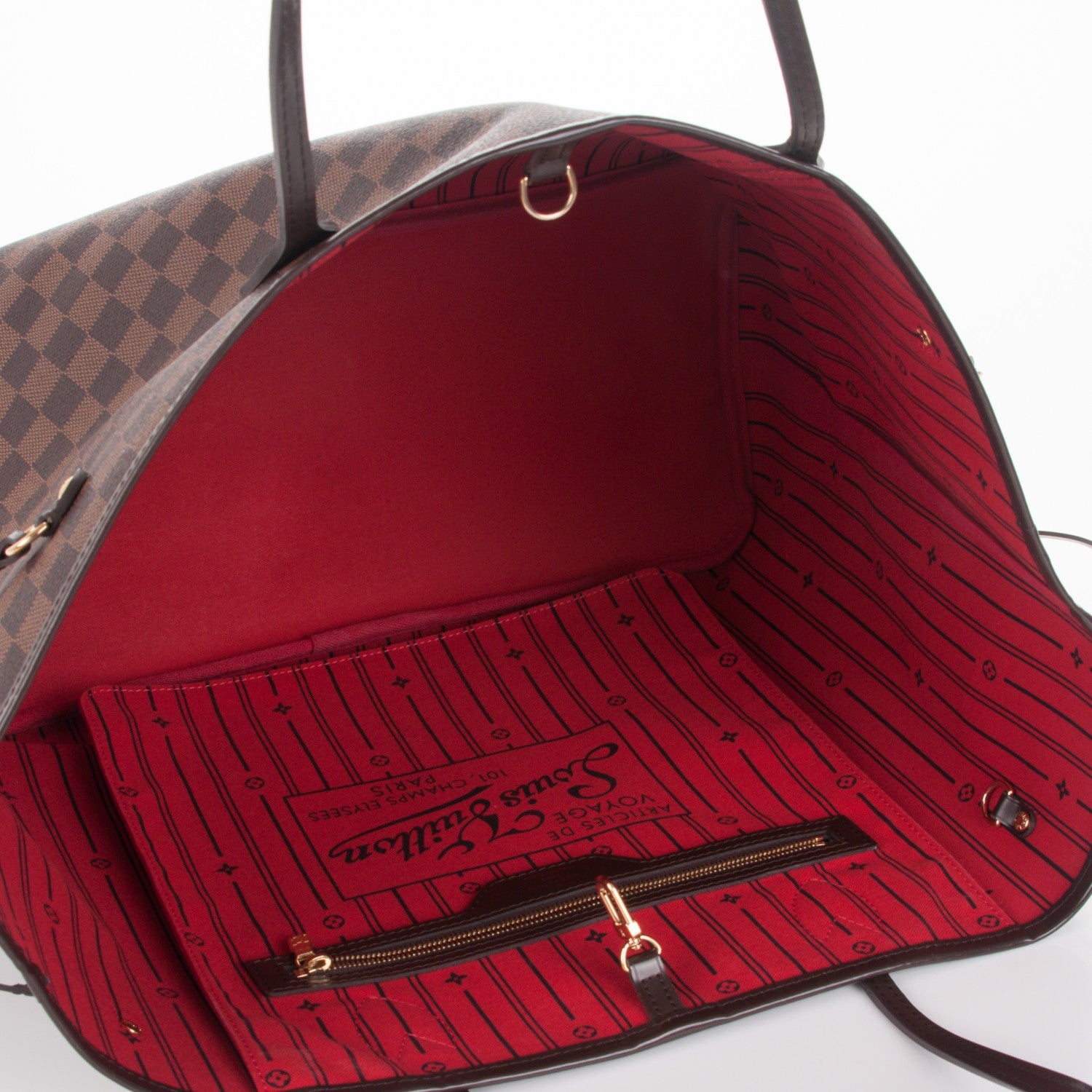 Louis Vuitton Damier Ebene Neverfull GM 5 of 6