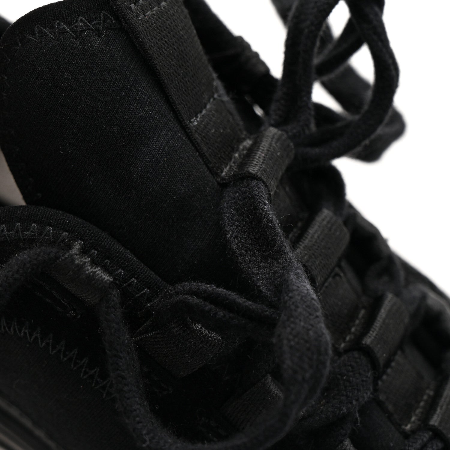 Chanel Velvet Calfskin Mixed Fibers CC Sneakers 36 Black 10 of 10