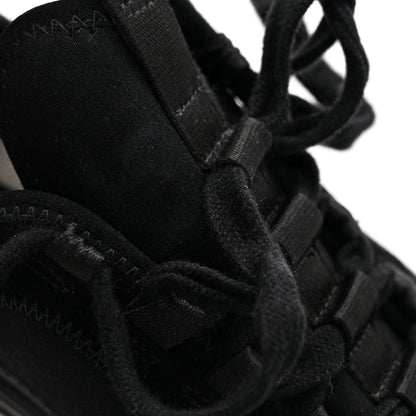 Chanel Velvet Calfskin Mixed Fibers CC Sneakers 36 Black 10 of 10