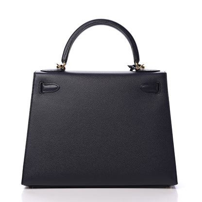 Hermes Epsom Kelly Sellier 28 Bleu Indigo 3 of 42