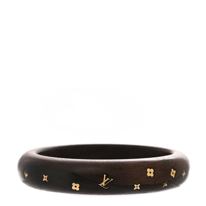 Louis Vuitton Tiger Wood Brass Sylvania Bangle 3 of 4