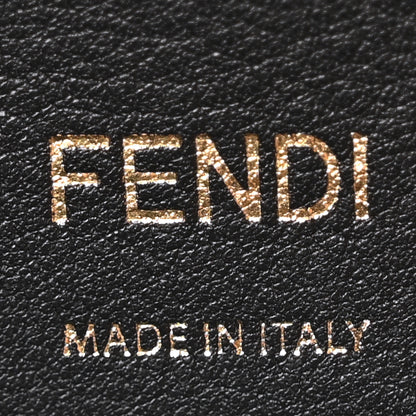 Fendi Kuban Canvas Vitello King F is Fendi FF Embroidered Mini Mon Tresor Bucket Bag Multicolor Cuoio 6 of 10