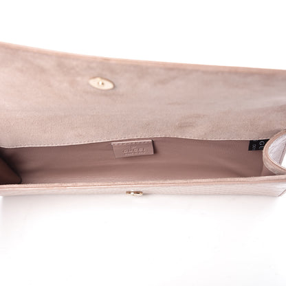 Gucci Patent Microguccissima Small Broadway Clutch Dark Cipria 5 of 11