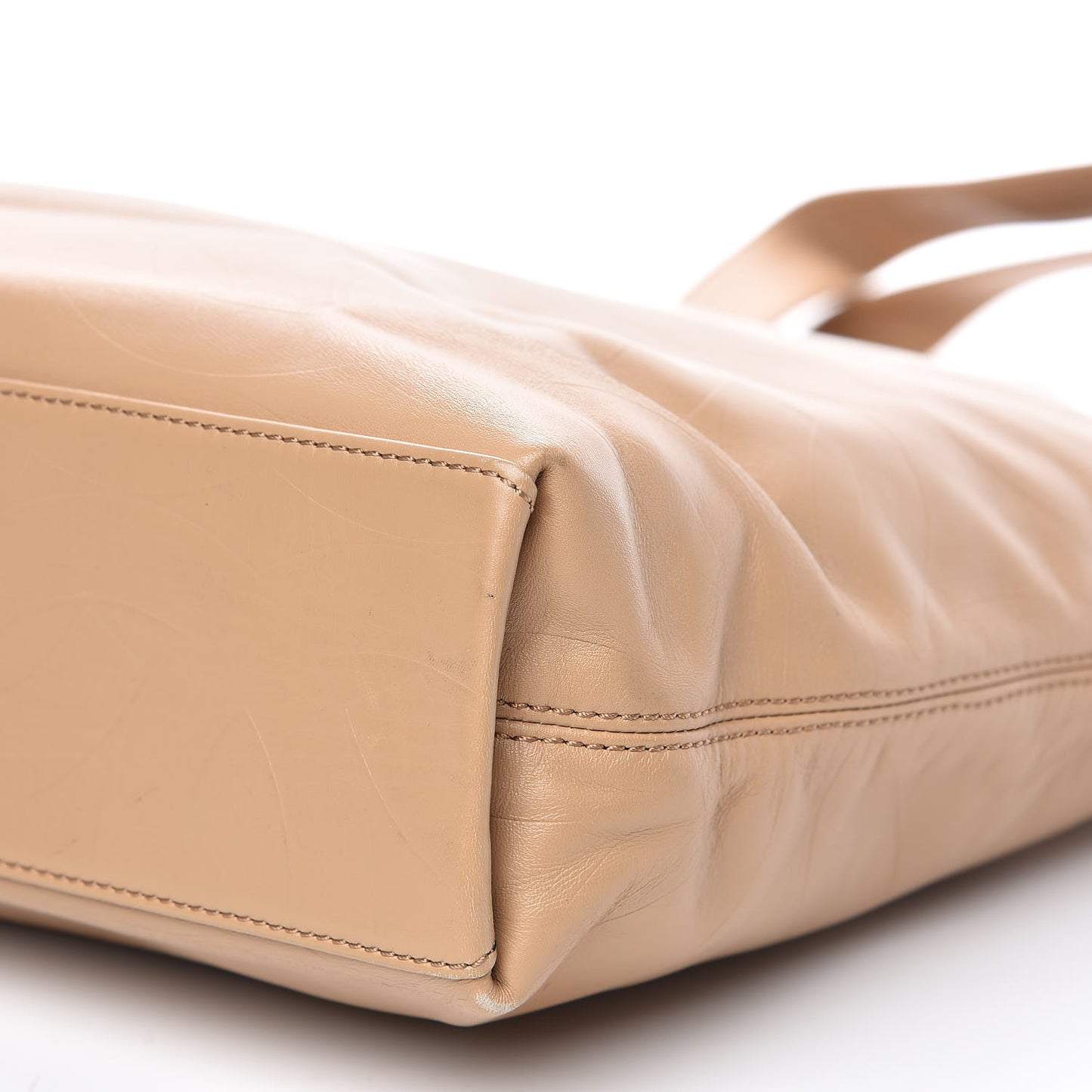 Lambskin CC Tote Beige