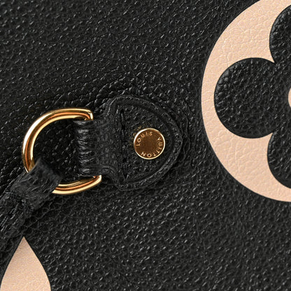 Louis Vuitton Empreinte Monogram Giant Neverfull MM Black Beige 14 of 14