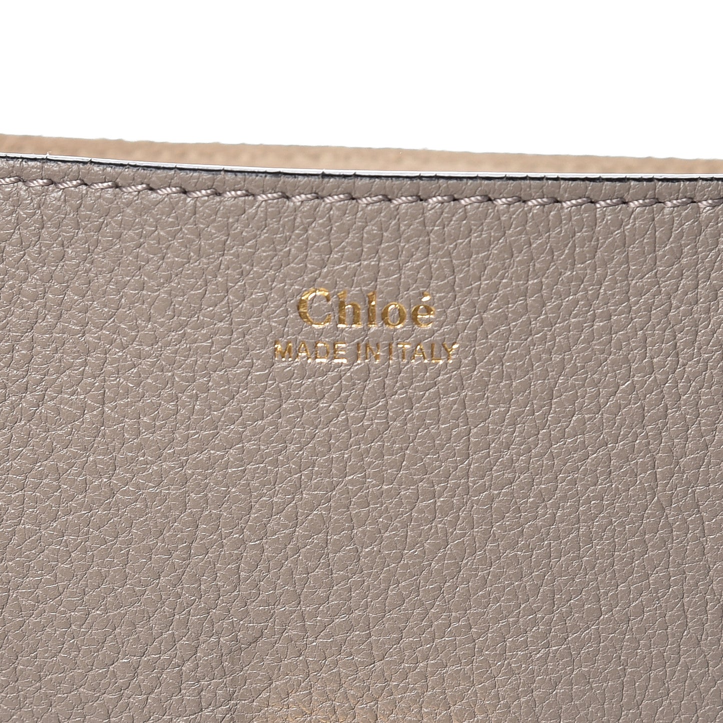 Grained Lambskin Drew Shoulder Bag Motty Grey
