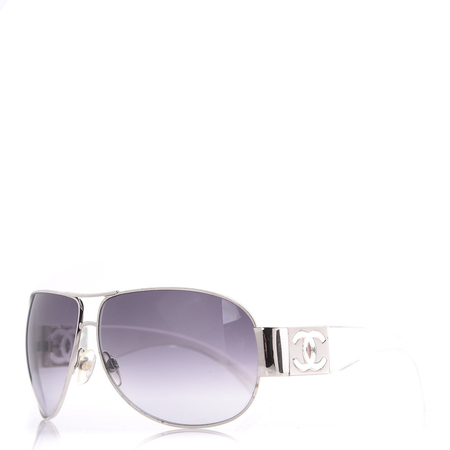 CC Logo Sunglasses 4128 Clear