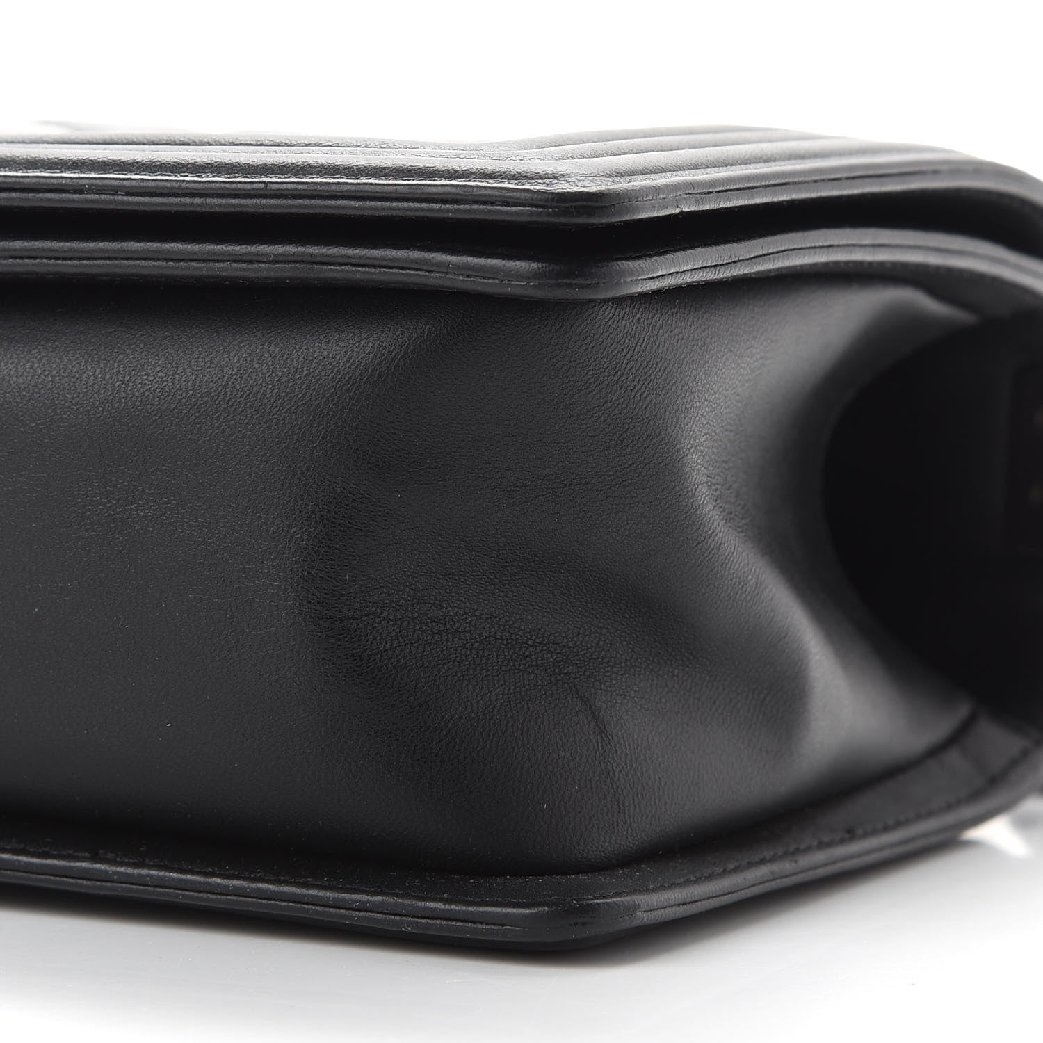 Chanel Lambskin Quilted Medium Boy Flap Black 9 of 9