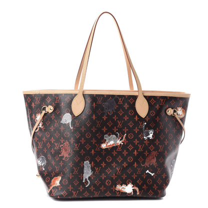 Louis Vuitton Catogram Neverfull MM Marron 1 of 8