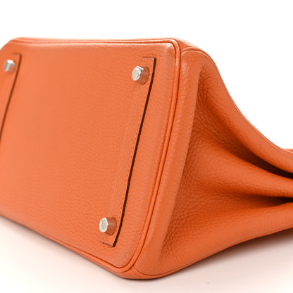 Hermes Togo BIRKIN 30 Orange 10 of 13