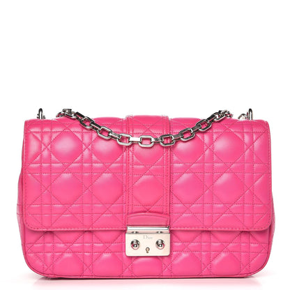 Christian Dior Lambskin Cannage Medium Miss Dior Flap Fuchsia 1 of 7
