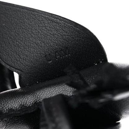 Hermes Milo Lambskin Lizard Touch Grigri Rodeo Pegase Horse Bag Charm PM So Black 4 of 5