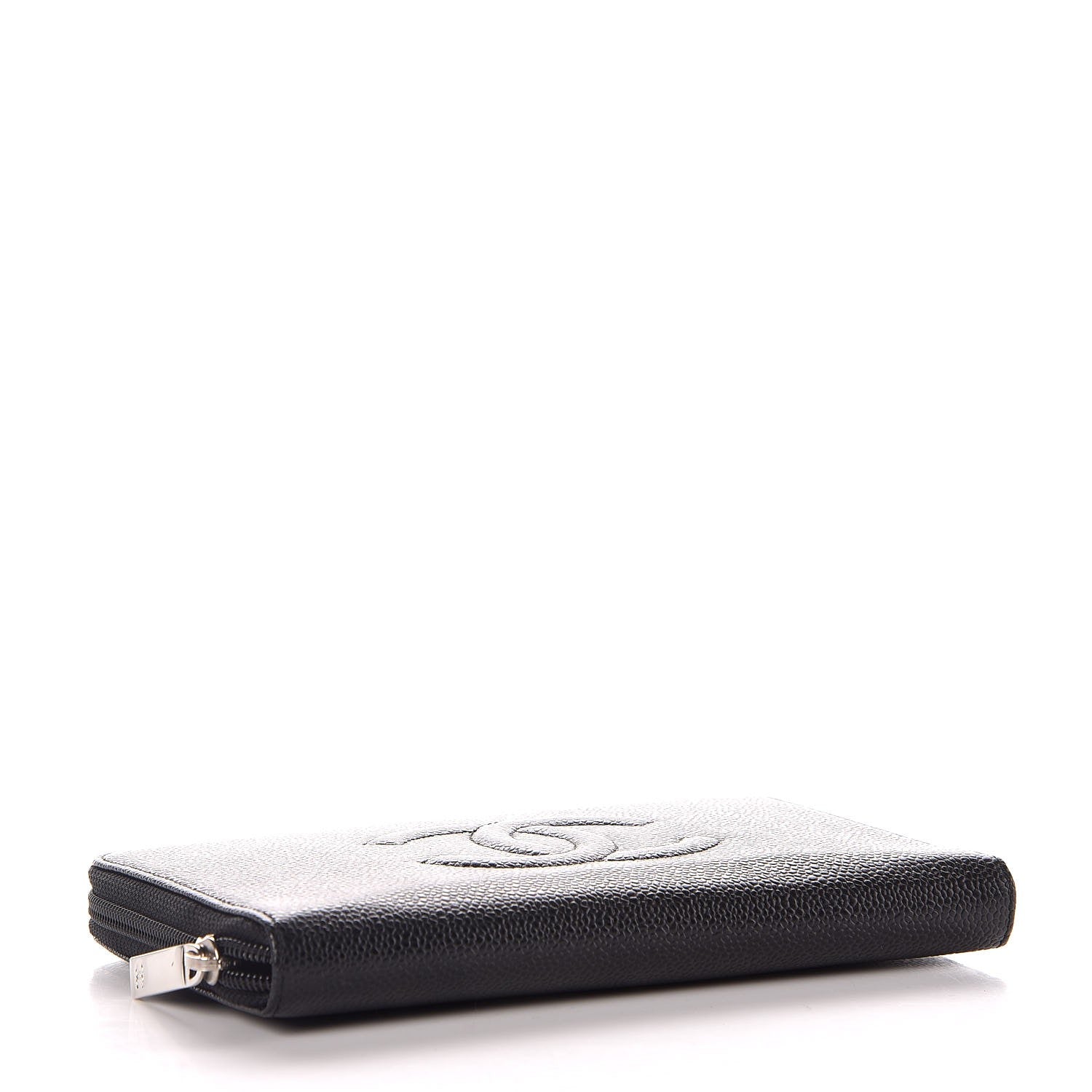 Chanel Caviar Timeless Travel Zip Wallet Black 4 of 9