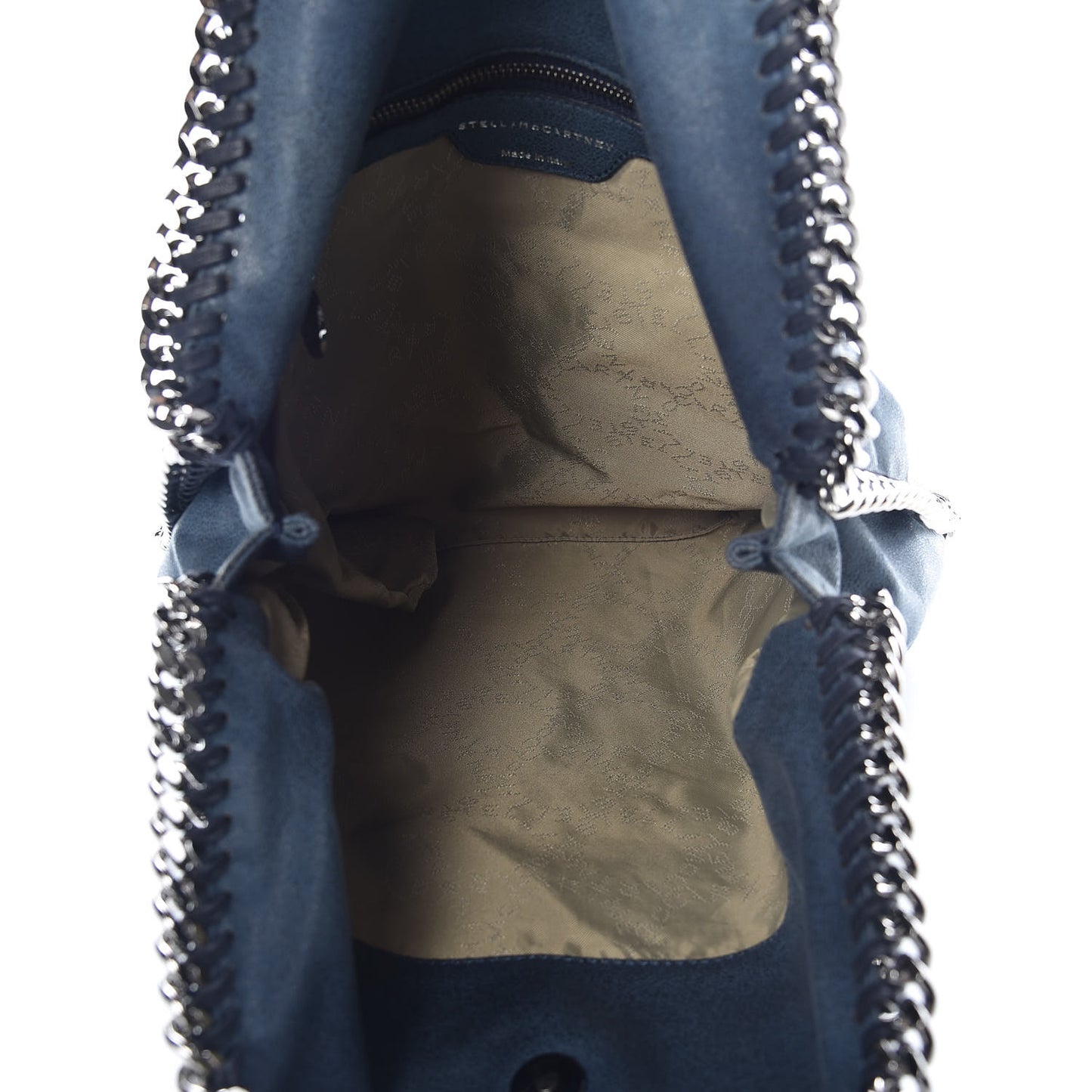 Shaggy Deer Falabella Fold Over Tote Blue