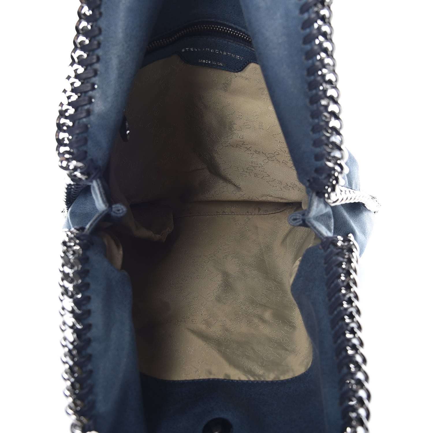 Stella McCartney Shaggy Deer Falabella Fold Over Tote Blue 6 of 7