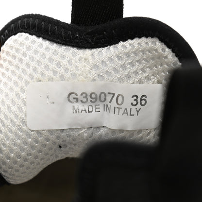 Chanel Velvet Calfskin Mixed Fibers CC Sneakers 36 White Black 6 of 9