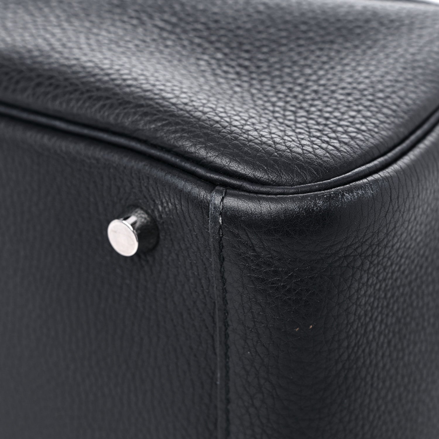 Hermes Taurillon Clemence Lindy 30 Bleu Indigo 9 of 13