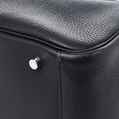 Hermes Taurillon Clemence Lindy 30 Bleu Indigo 9 of 13