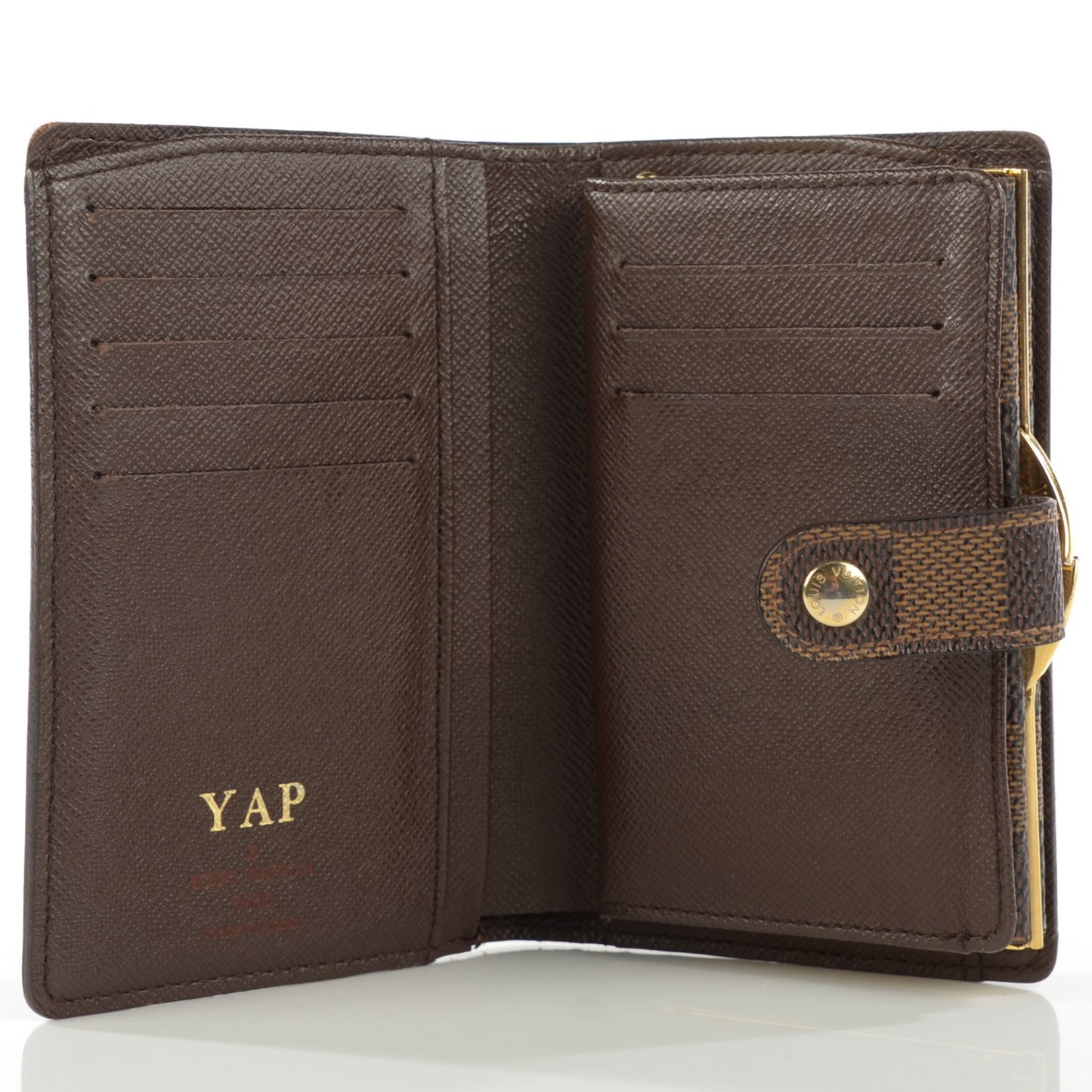 Damier Ebene French Purse Wallet