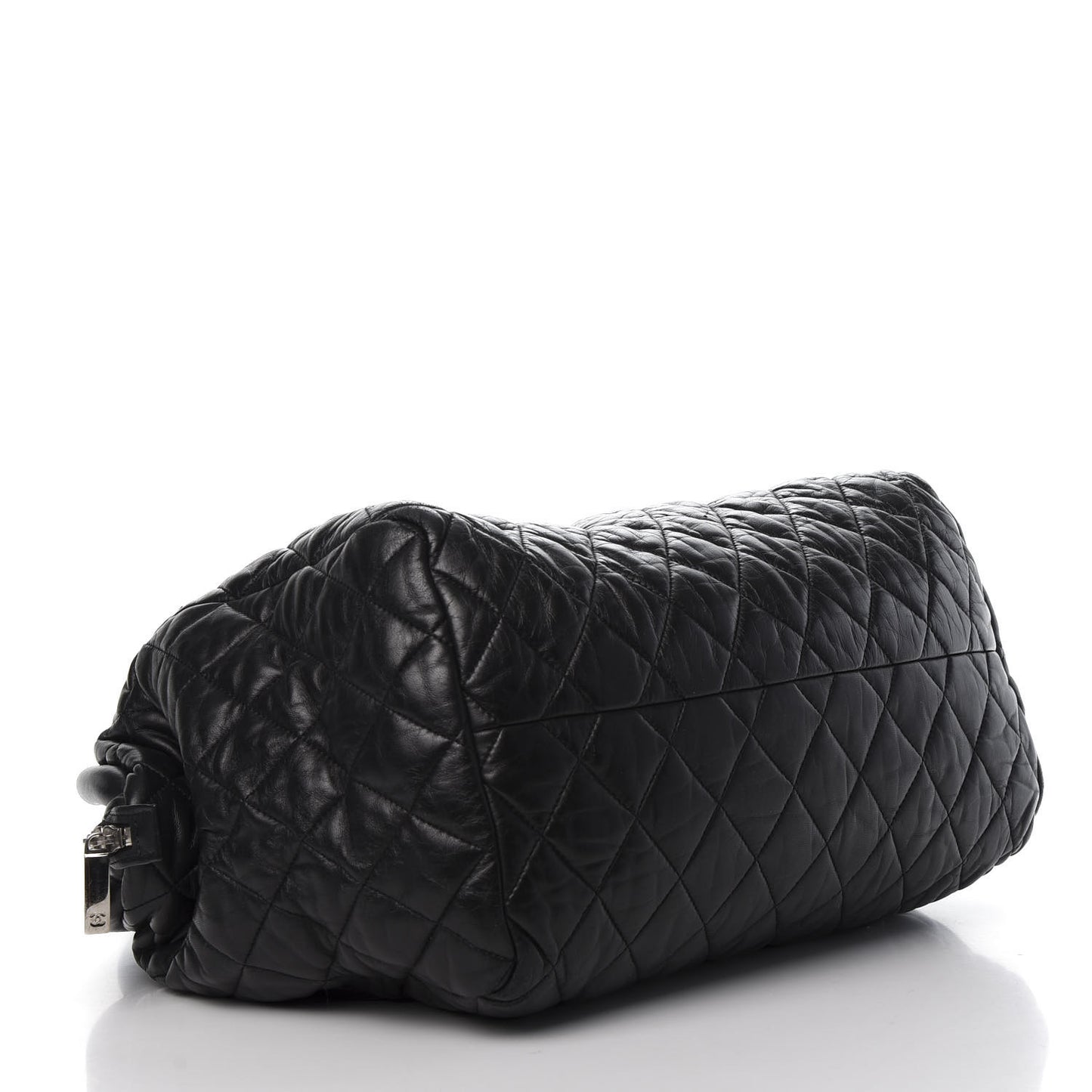 Lambskin Coco Cocoon Bowler Black