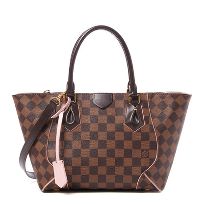 Louis Vuitton Damier Ebene Caissa Tote PM Rose Ballerine 1 of 8