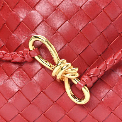 Bottega Veneta Nappa Intrecciato Small East West Andiamo Shoulder Bag Rosewood 8 of 10
