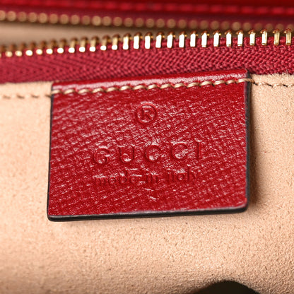 Gucci Azalea Calfskin Horsebit 1955 Shoulder Bag New Cherry Red 6 of 13