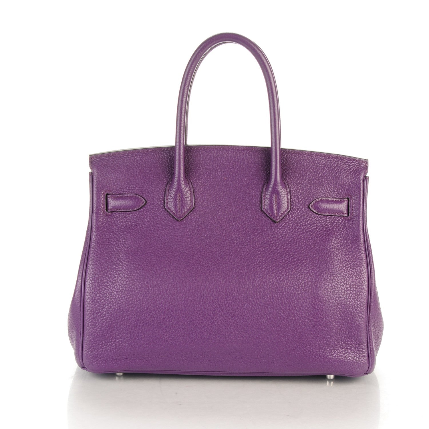 Hermes Taurillon Clemence Birkin 30 Ultraviolet 4 of 27