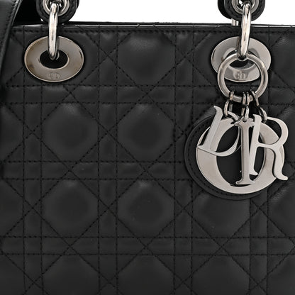 Christian Dior Lambskin Cannage Small My ABCDior Lady Dior Black 8 of 10