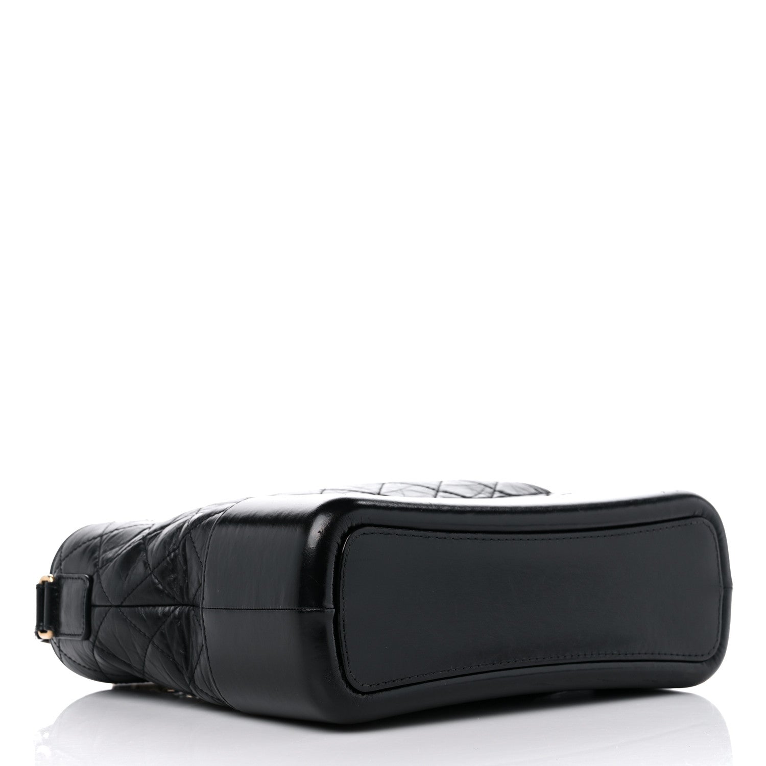 Chanel Aged Calfskin Quilted Medium Gabrielle Hobo Black 4 of 13