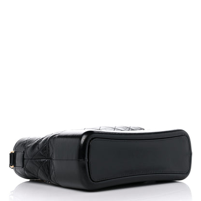 Chanel Aged Calfskin Quilted Medium Gabrielle Hobo Black 4 of 13