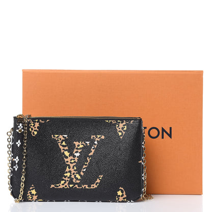 Louis Vuitton Monogram Giant Jungle Pochette Double Zip Black 10 of 10