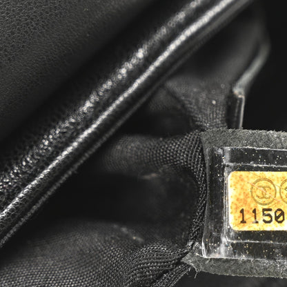 Chanel Lambskin Half Moon Wallet On Chain WOC Black 8 of 11