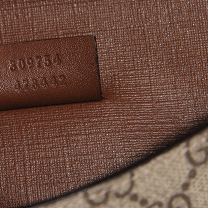 Gucci GG Supreme Monogram Nice Continental Wallet Maple Brown 8 of 8