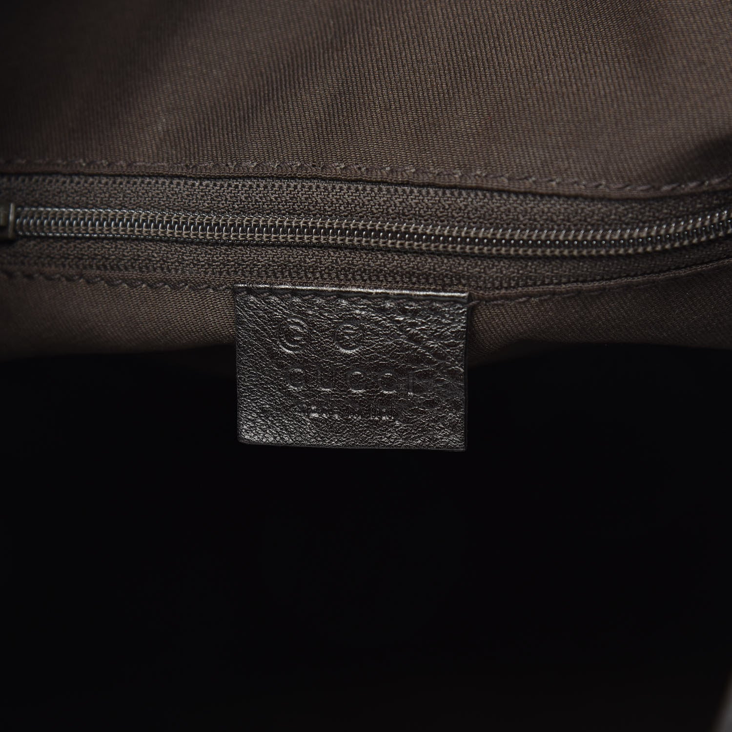 Gucci Nylon Monogram Hobo Dark Brown 6 of 10