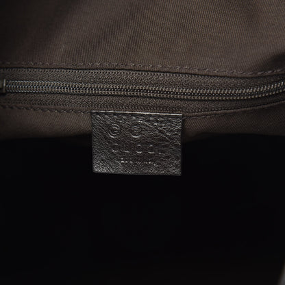 Gucci Nylon Monogram Hobo Dark Brown 6 of 10
