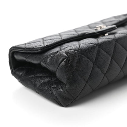 Chanel Grained Calfskin Quilted 2.55 Reissue Flap Belt Bag Clutch Black 6 of 11