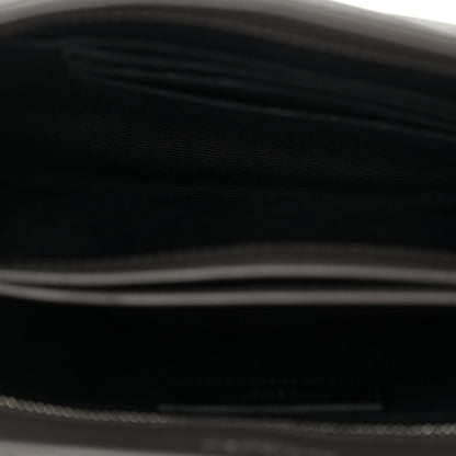 Saint Laurent Calfskin Y Quilted Monogram Toy Loulou Crossbody Bag Grey Kaki 5 of 10