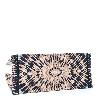 Christian Dior Canvas Embroidered Tie Dye Large Book Tote Multicolor 3 of 8