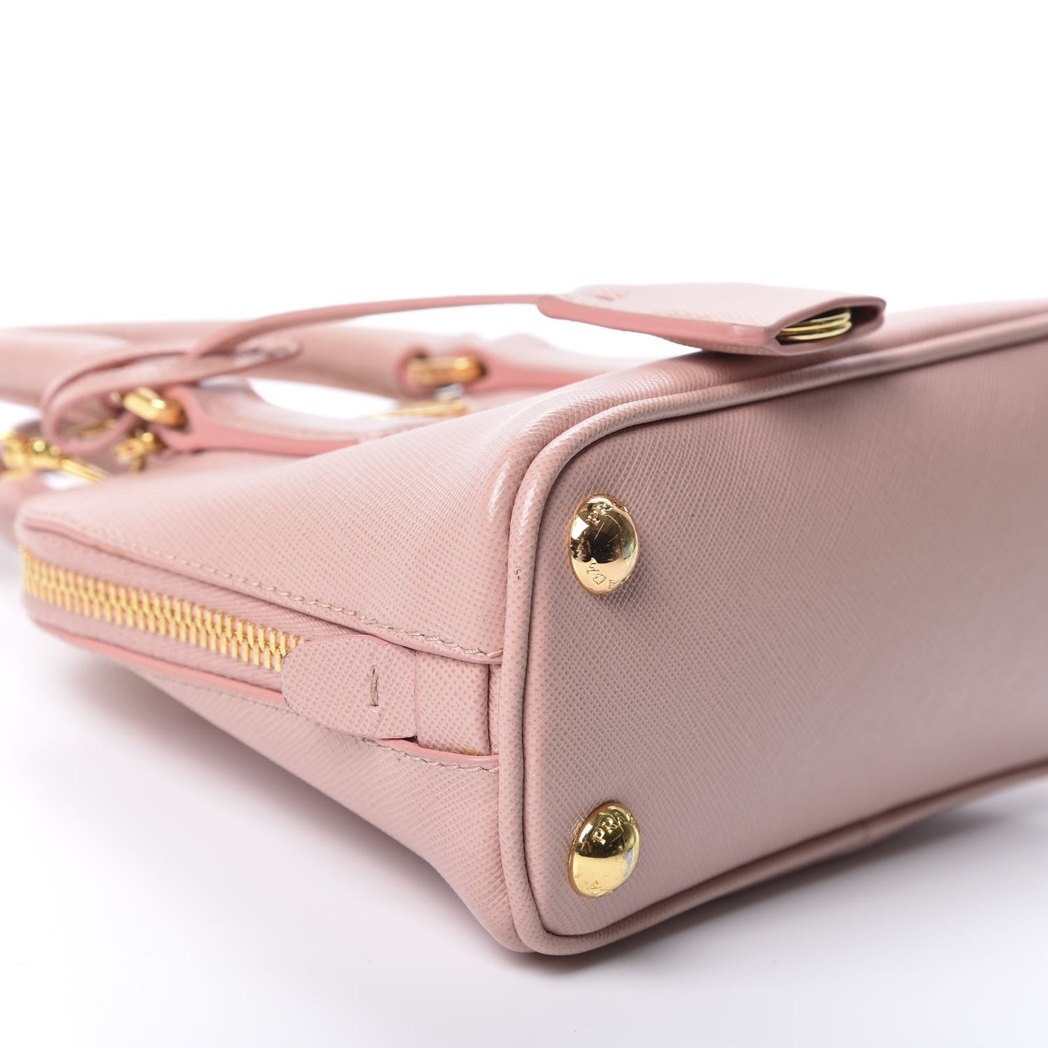 Prada Saffiano Lux Mini Promenade Tote Orchidea 5 of 10