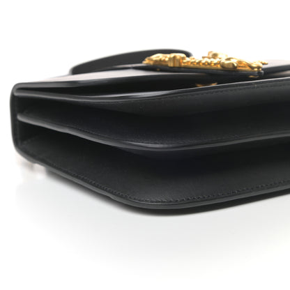 Versace Vitello Barocco Virtus Small Top Handle Shoulder Bag Black 7 of 8