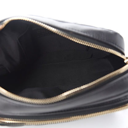 Chanel Calfskin Quilted Day Trips Camera Case Black 4 of 11