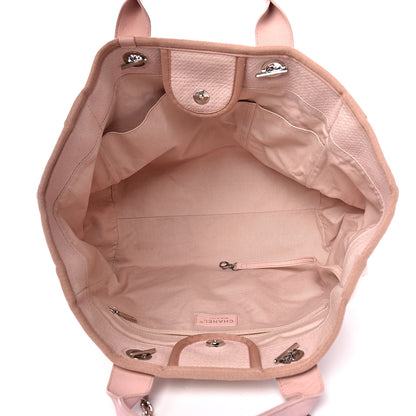 Chanel Canvas Medium Deauville Tote Pink 4 of 20