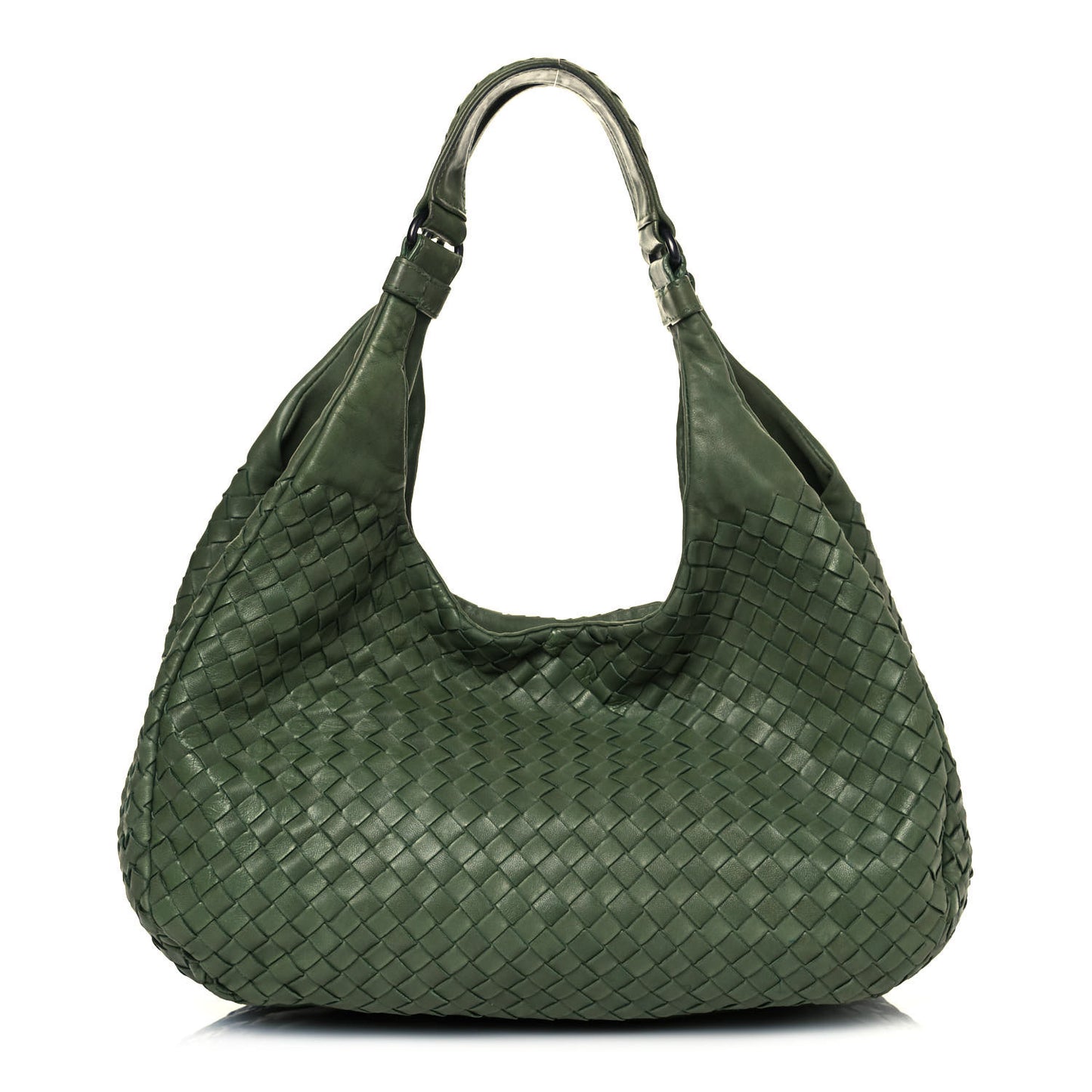 Nappa Intrecciato Medium Campana Moss