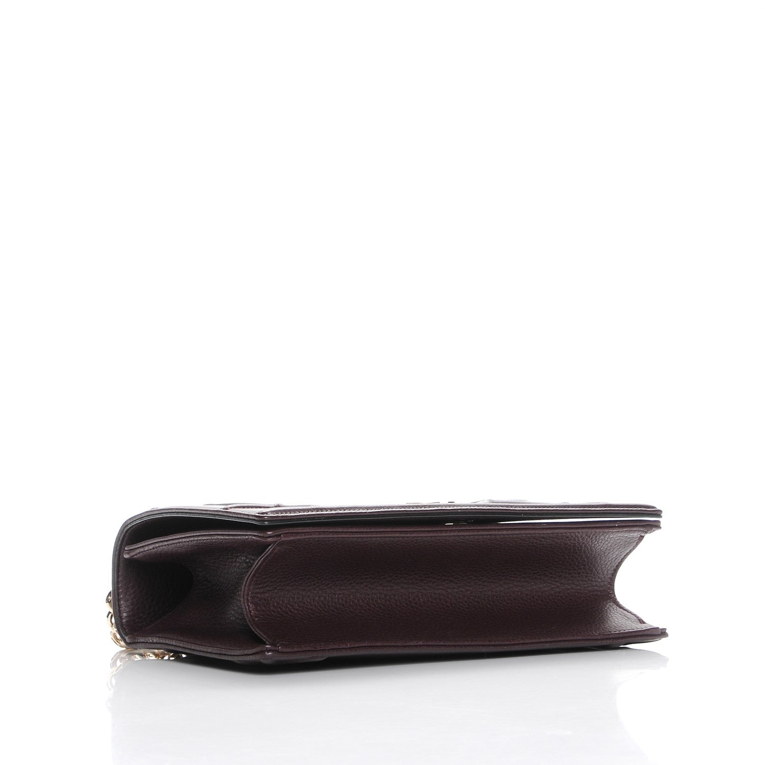 Christian Dior Grained Calfskin Medium Diorama Flap Bag Amaranth 4 of 10