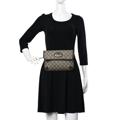 Gucci GG Supreme Monogram Neo Vintage Web Belt Bag Brown 2 of 8